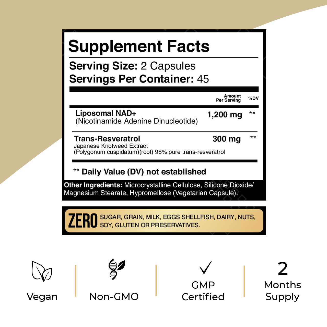 NAD+ with Resveratrol