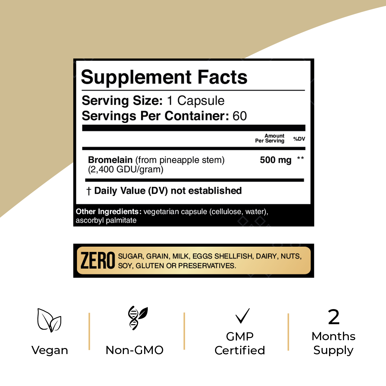 Bromelain 2,400 GDU/Gram