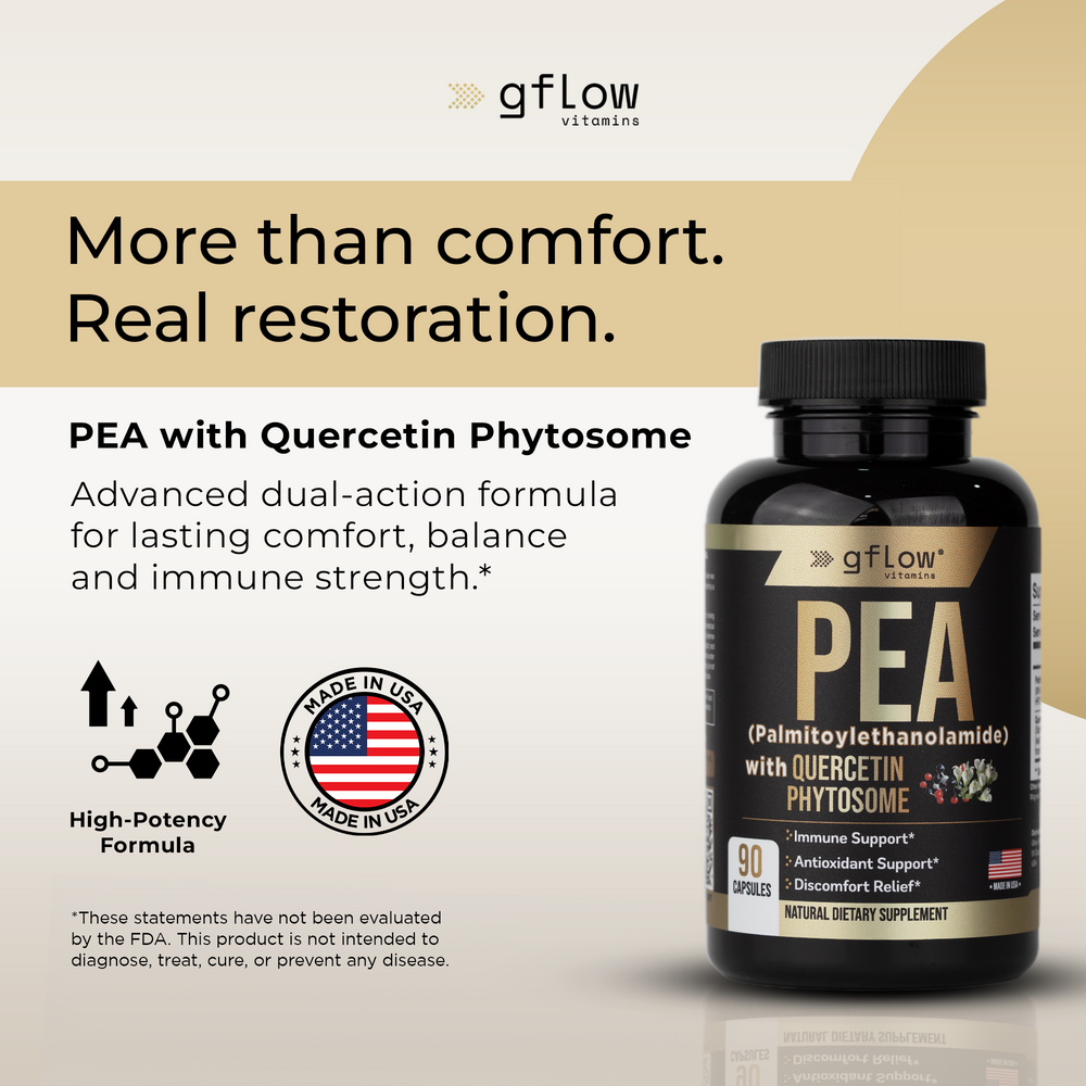 PEA (Palmitoylethanolamide) with Quercetin Phytosome