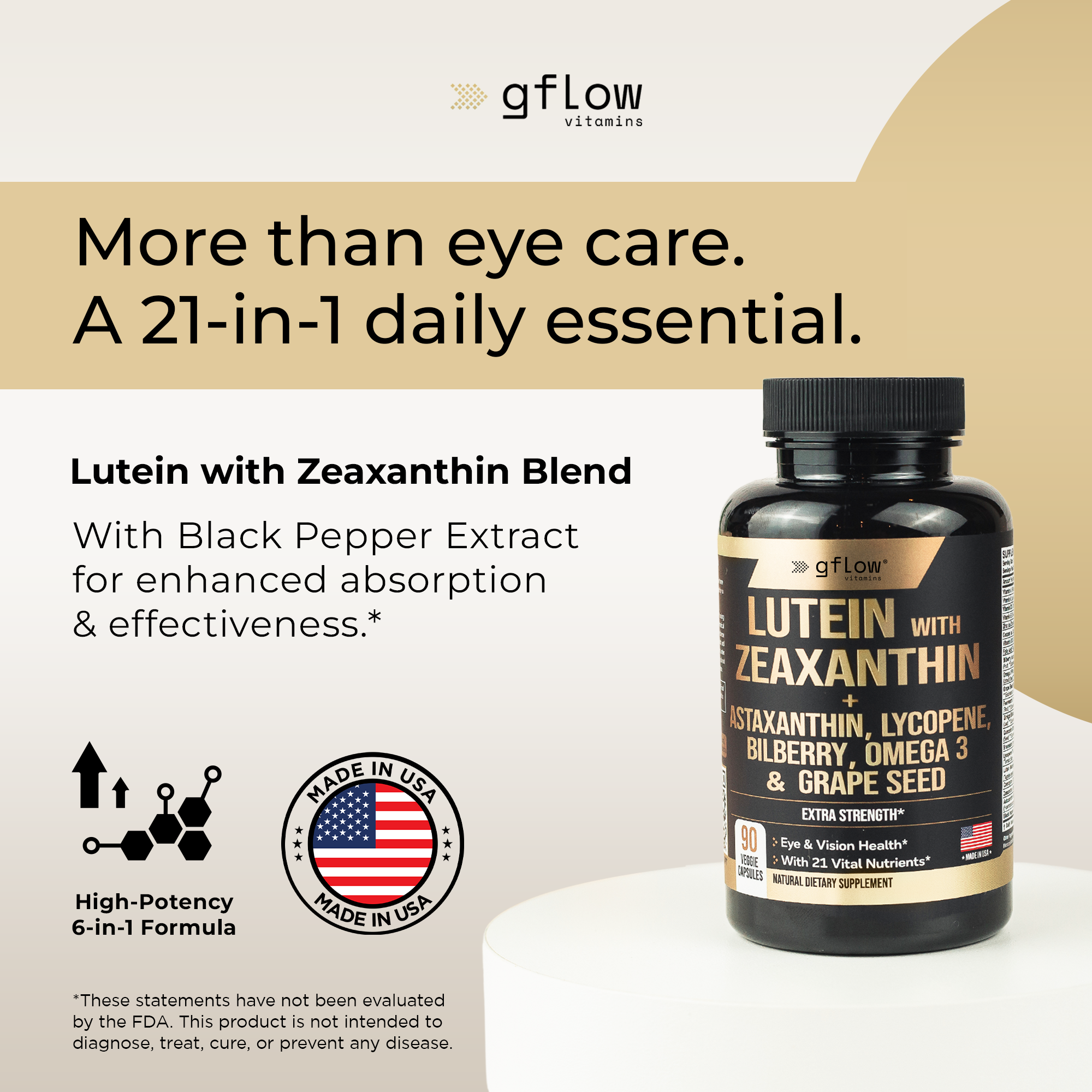 Lutein with Zeaxanthin Blend