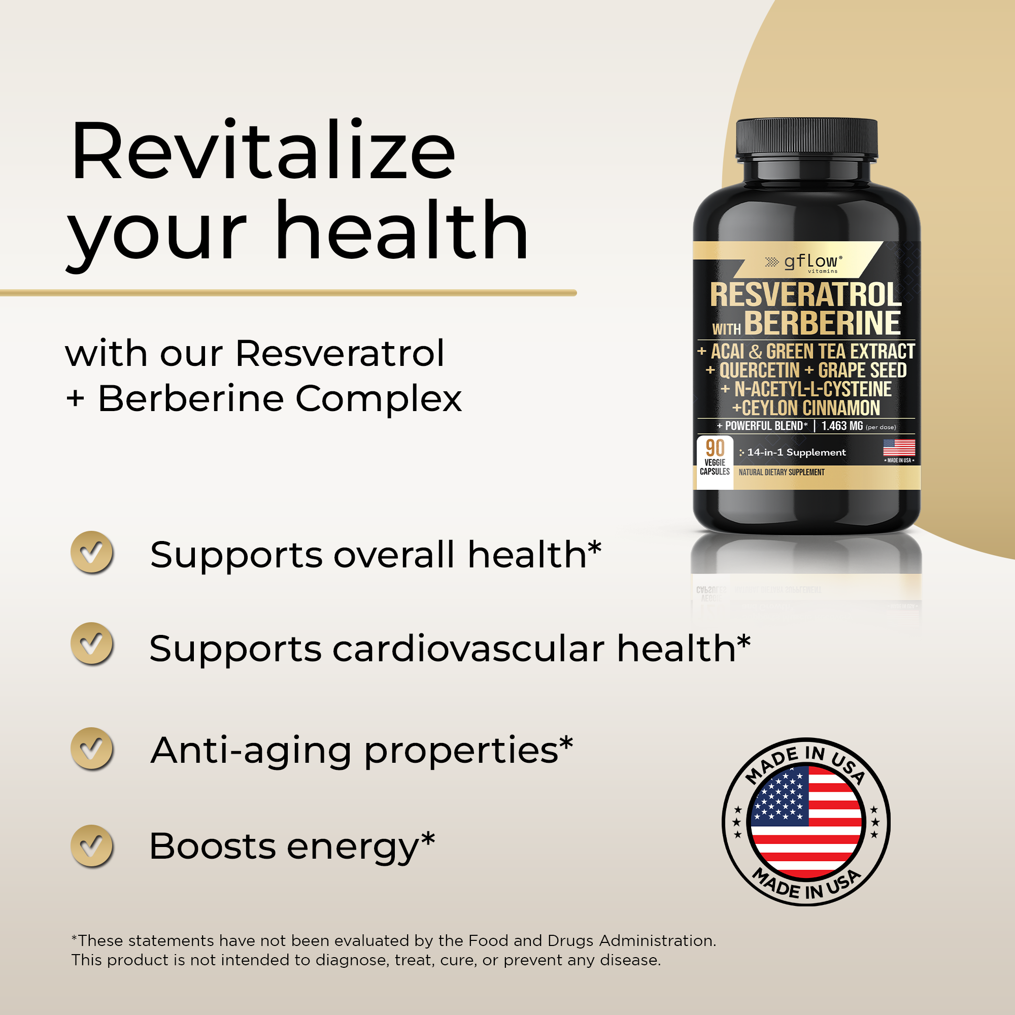 Resveratrol with Berberine Complex