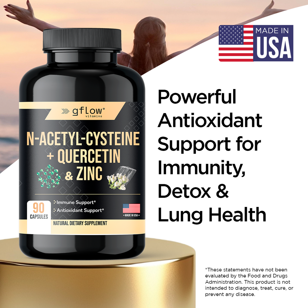 N-Acetyl-Cysteine with Quercetin & Zinc