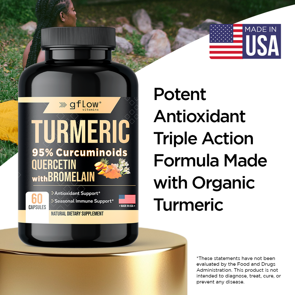 Turmeric with Quercetin & Bromelain
