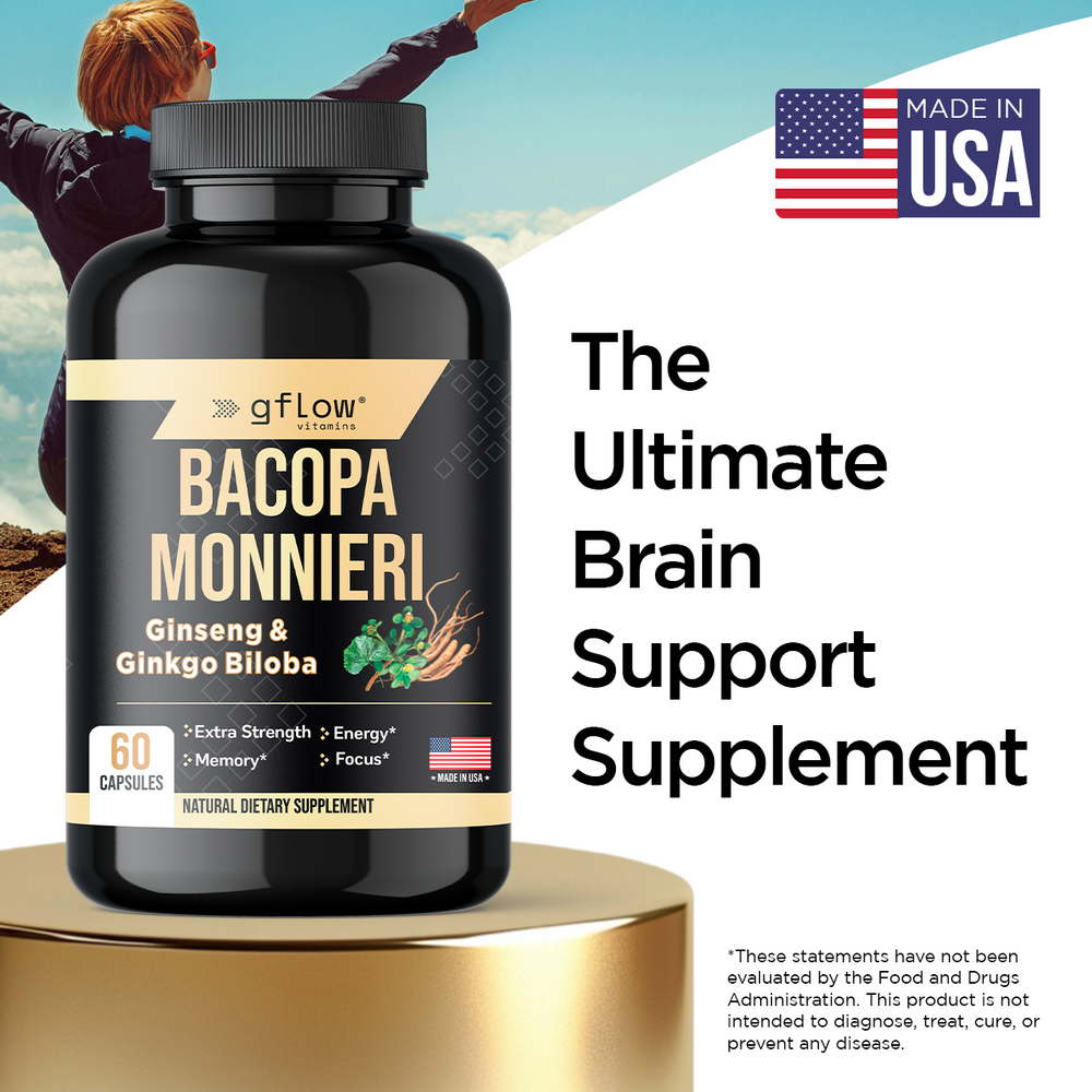 Bacopa Monnieri with Ginseng and Ginkgo Biloba