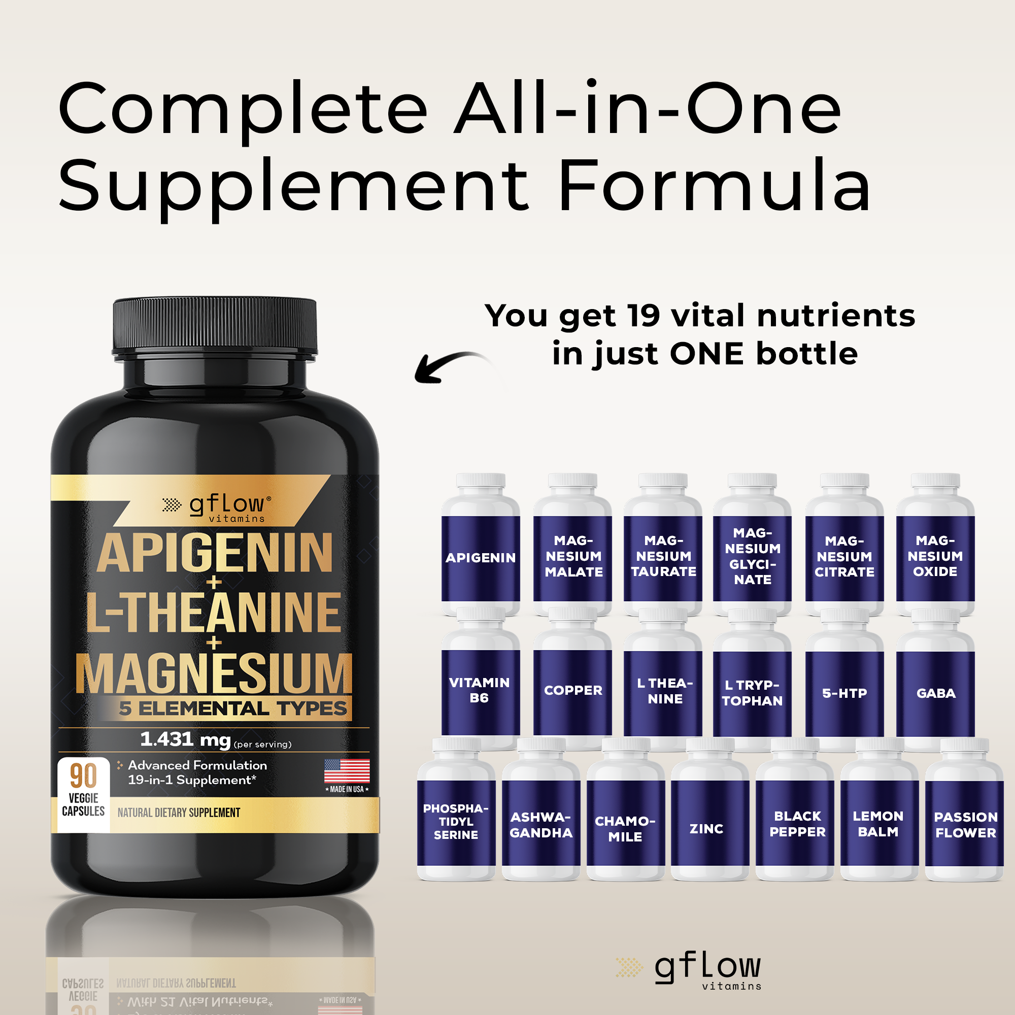 Apigenin with L-Theanine & Magnesium