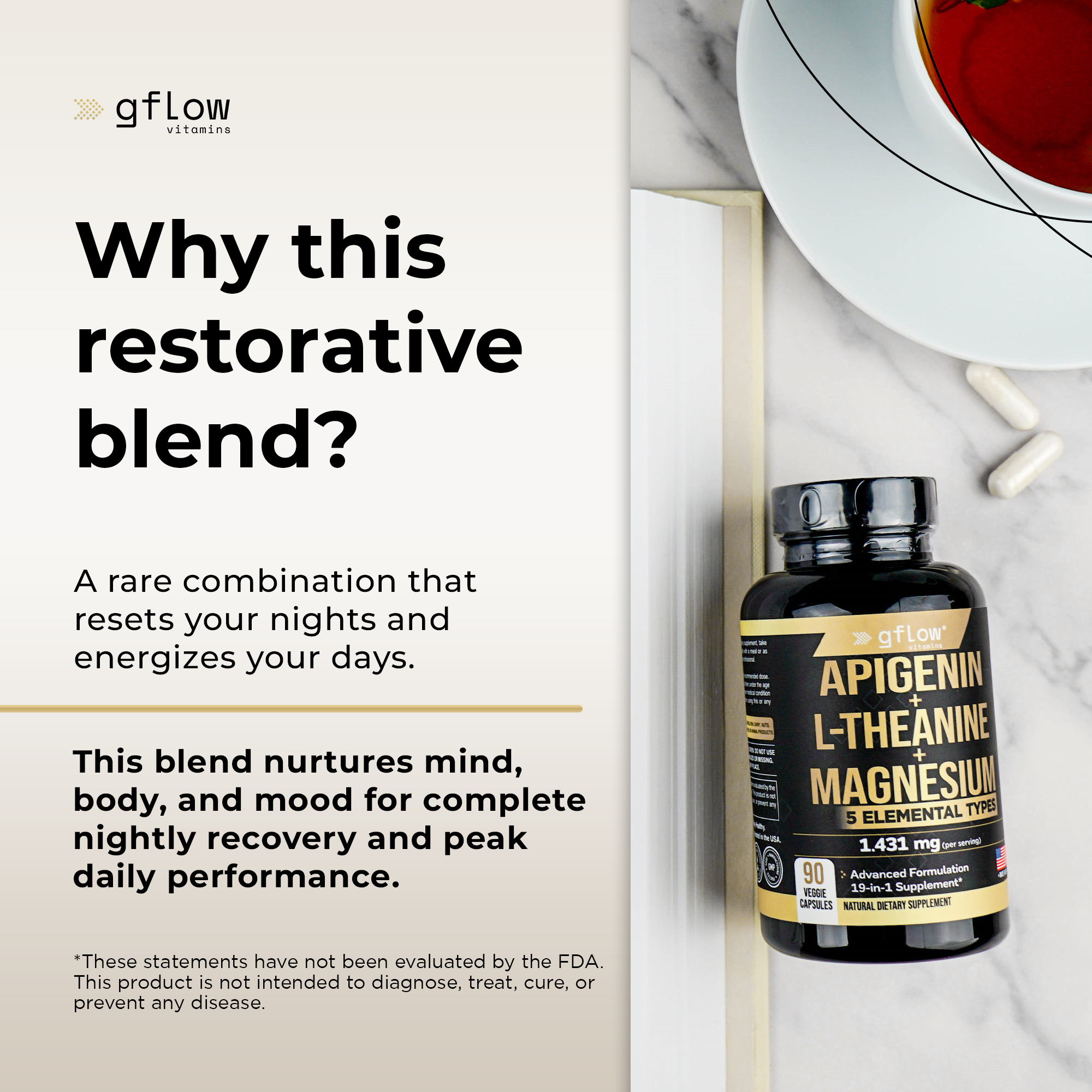 Apigenin with L-Theanine & Magnesium