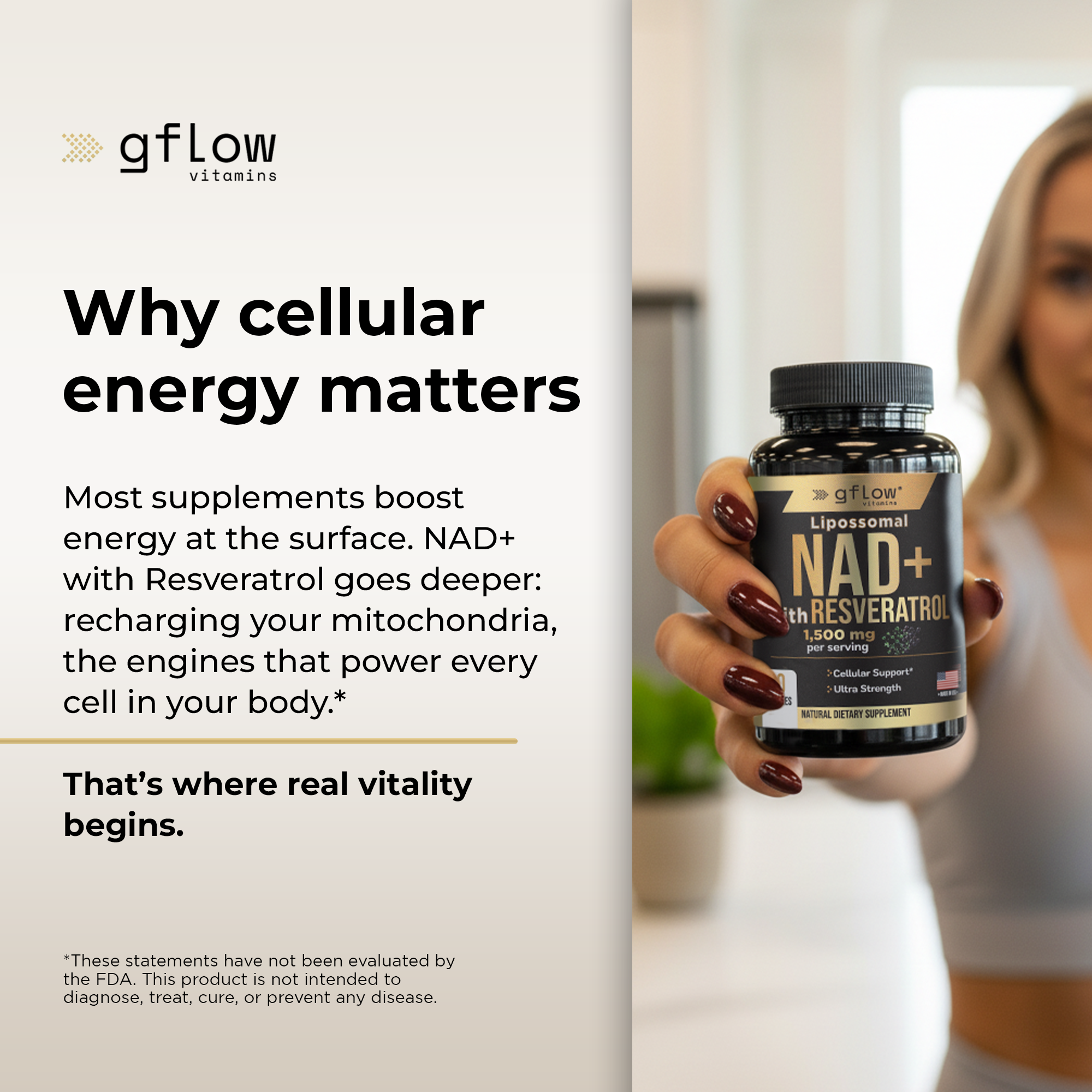 NAD+ with Resveratrol