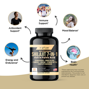 Shilajit 7-in-1 with Ashwagandha, Cordyceps Mushroom and more