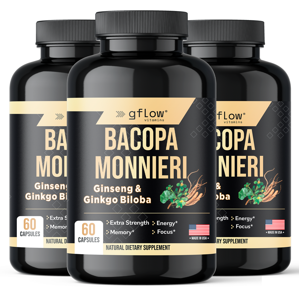 Bacopa Monnieri with Ginseng and Ginkgo Biloba