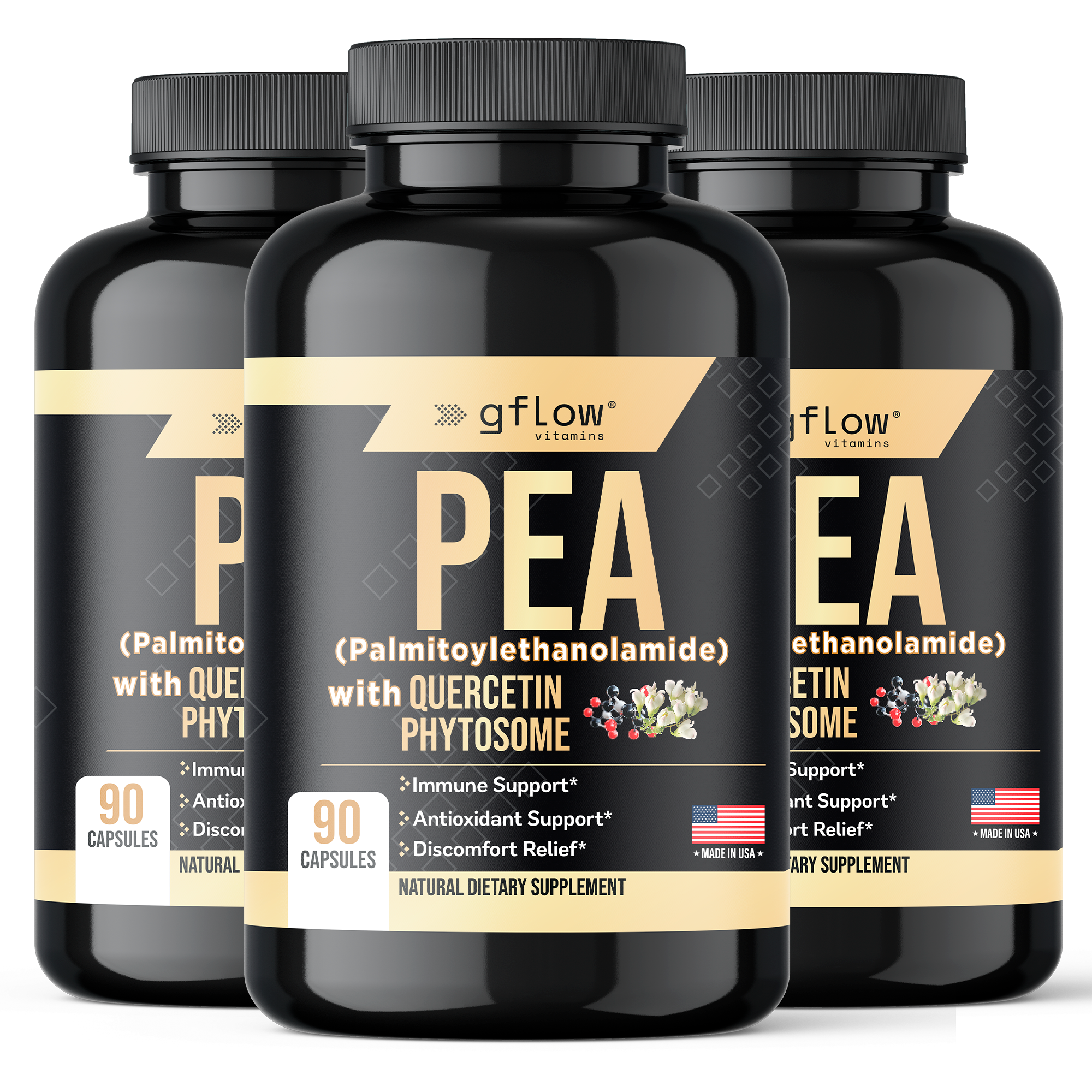 PEA (Palmitoylethanolamide) with Quercetin Phytosome