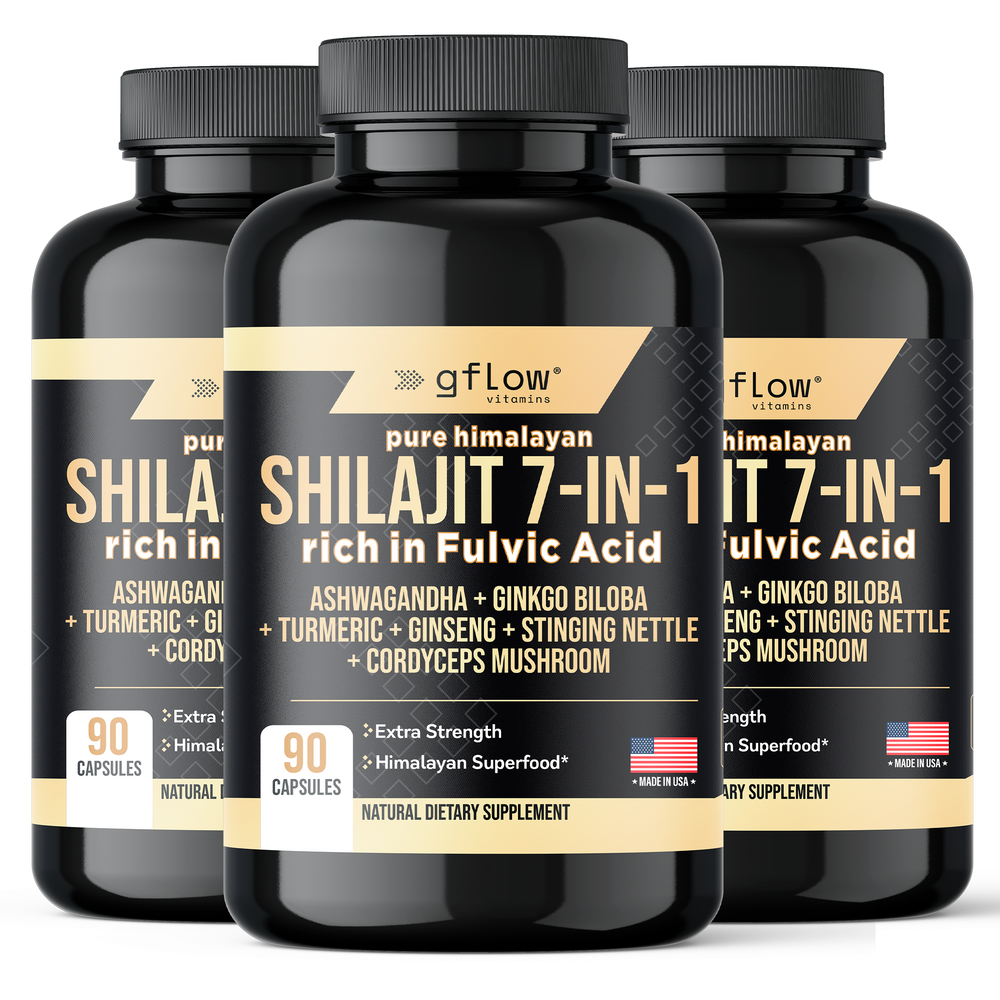 Shilajit 7-in-1 with Ashwagandha, Cordyceps Mushroom and more