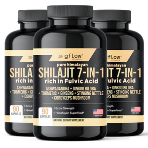 Shilajit 7-in-1 with Ashwagandha, Cordyceps Mushroom and more