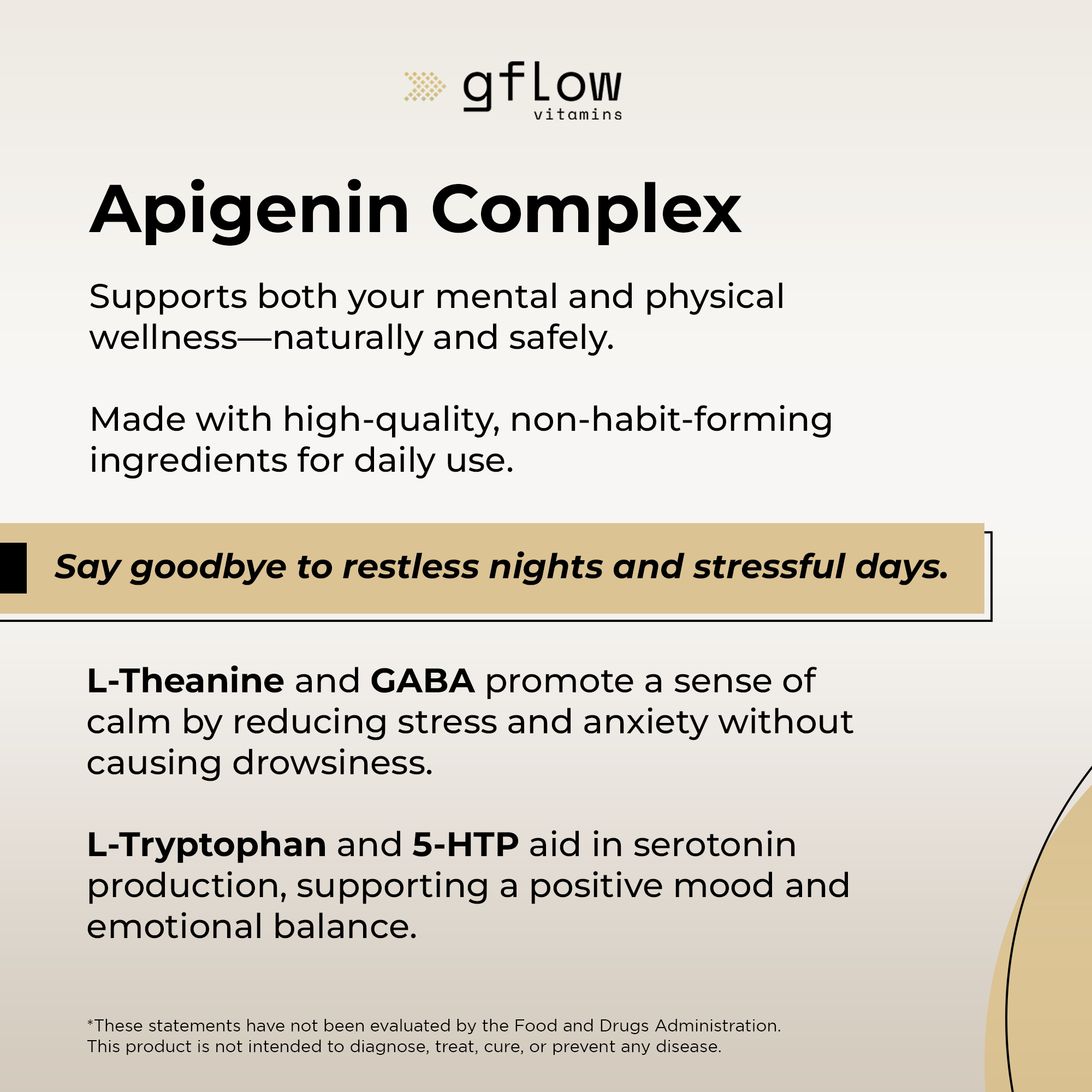 Apigenin with L-Theanine & Magnesium