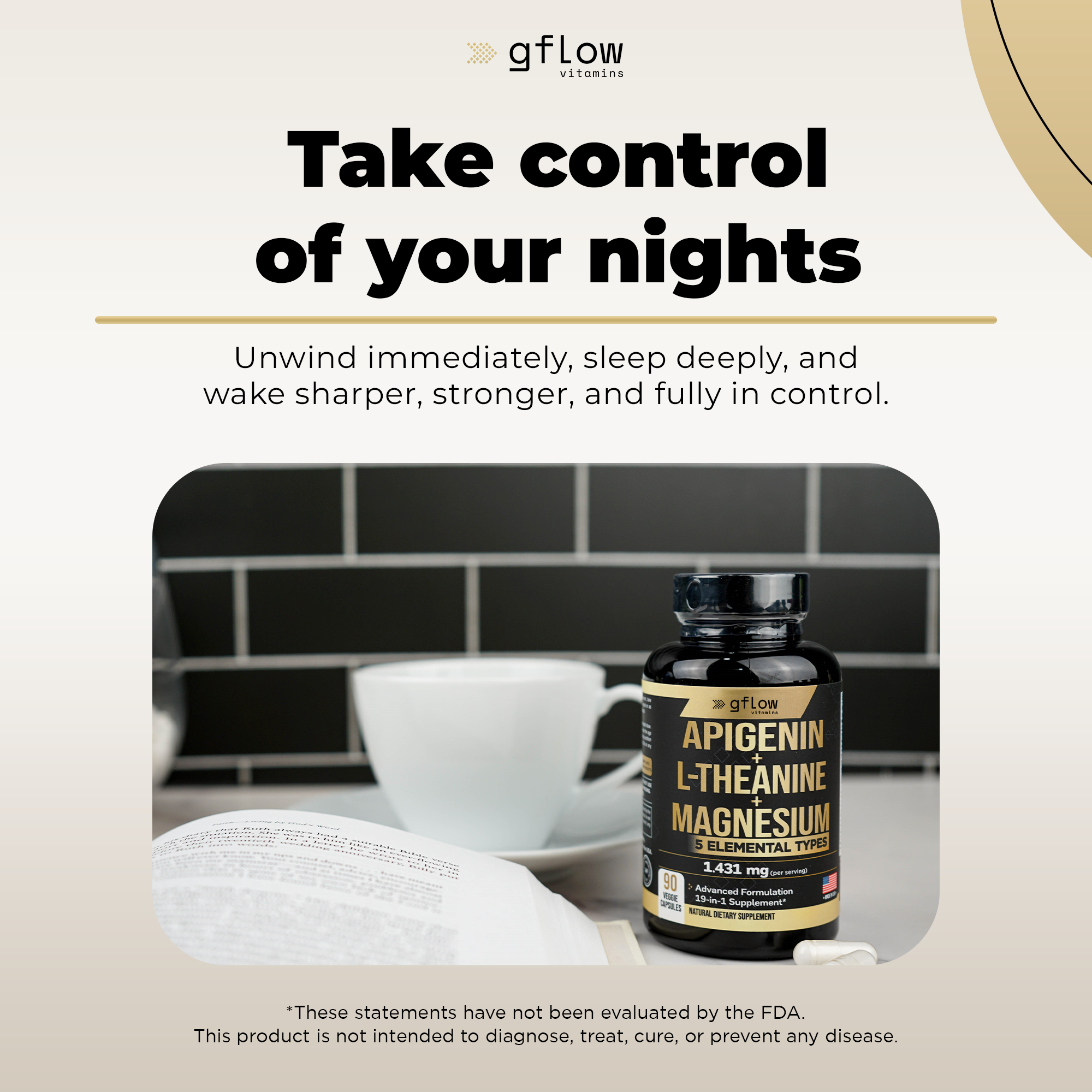 Apigenin with L-Theanine & Magnesium