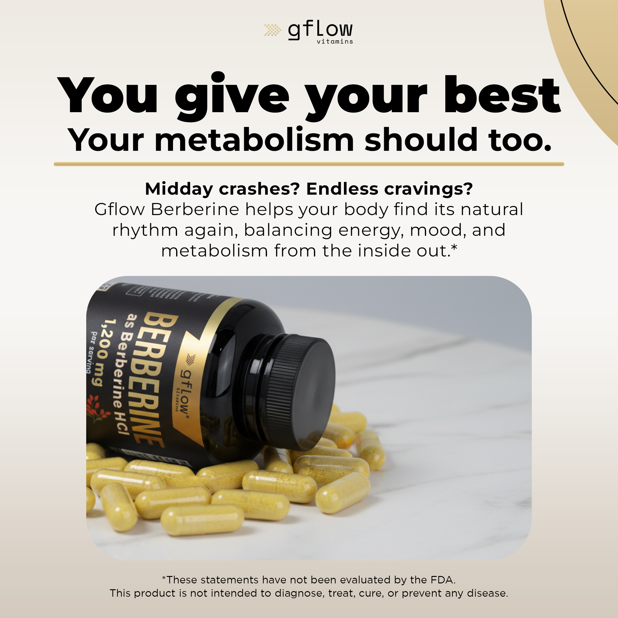 Berberine HCl 1,200 mg