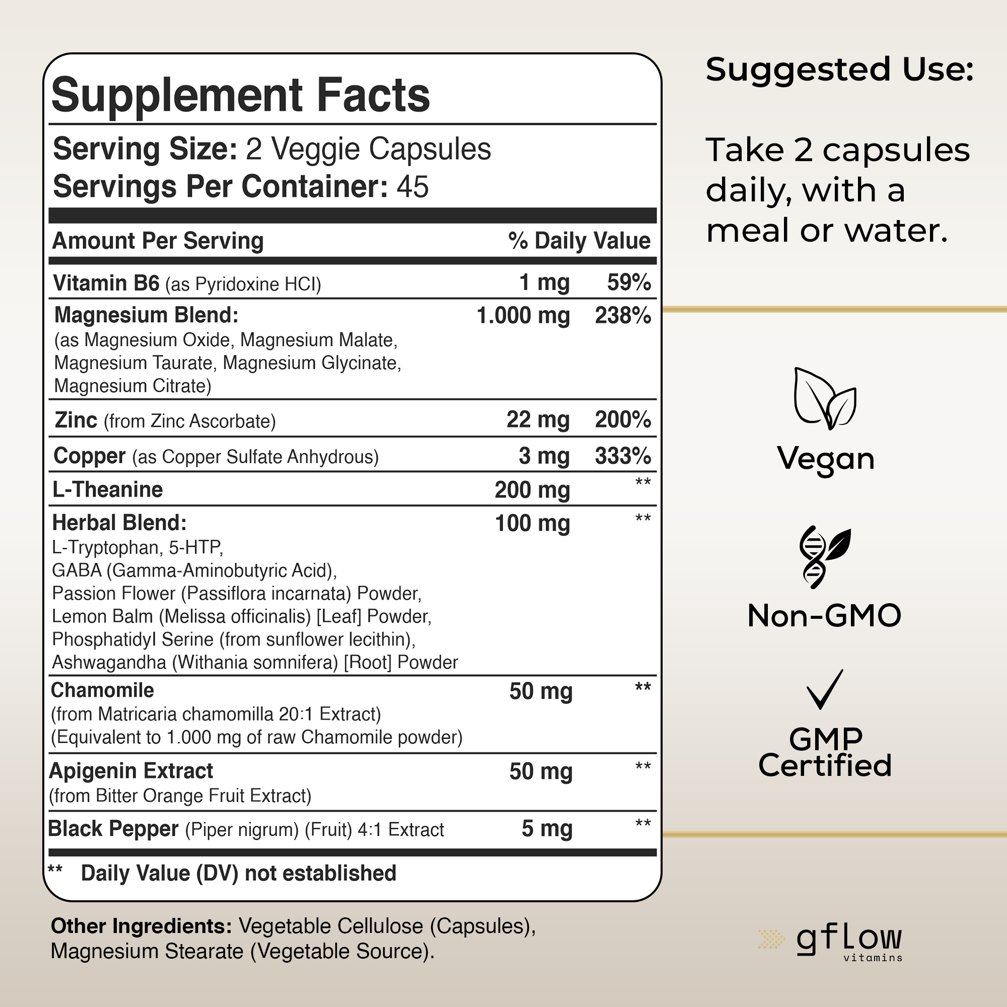 Apigenin with L-Theanine & Magnesium