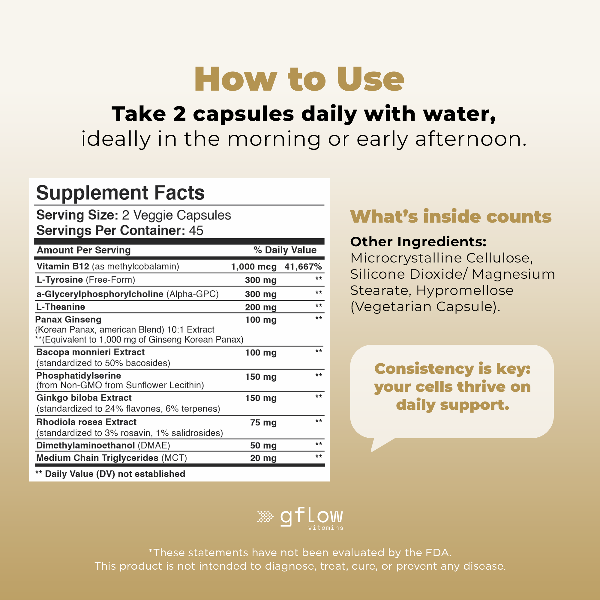 Ginkgo Biloba + Alpha GPC Complex