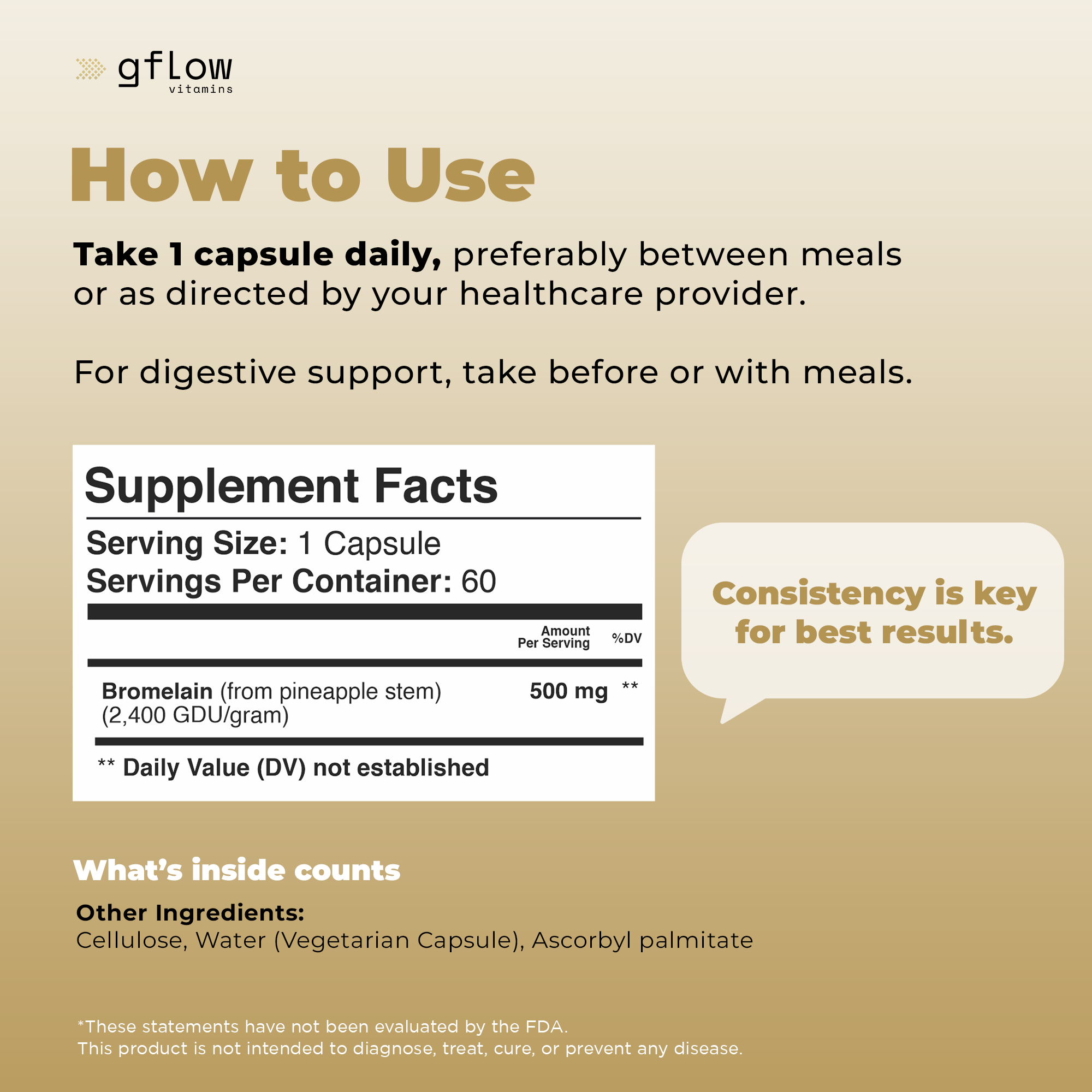 Bromelain 2,400 GDU/Gram