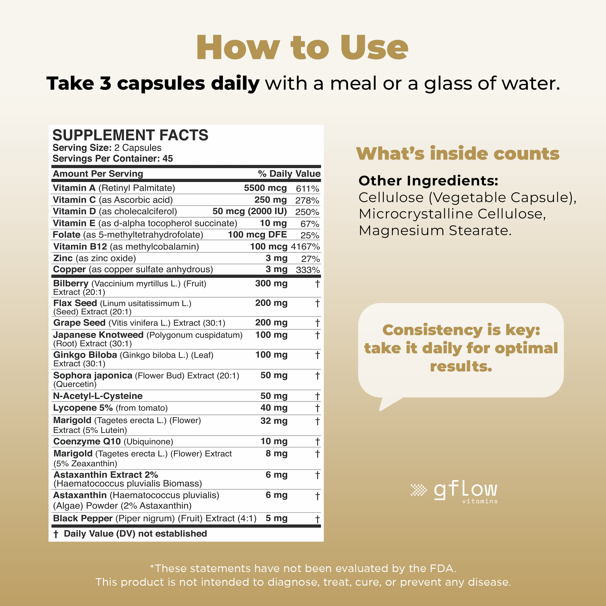 Lutein with Zeaxanthin Blend
