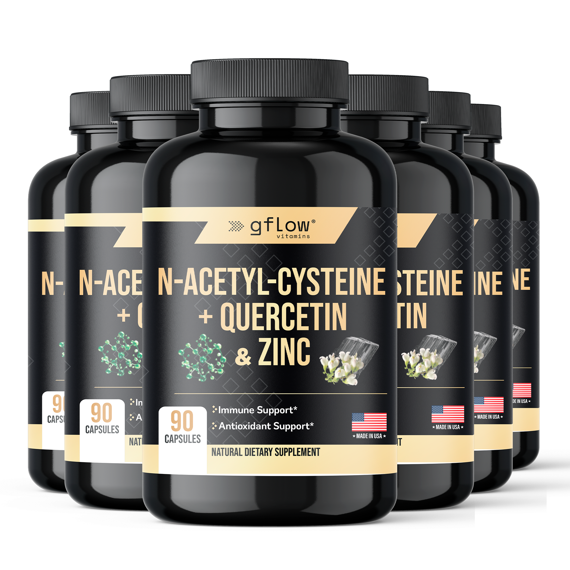 N-Acetyl-Cysteine with Quercetin & Zinc