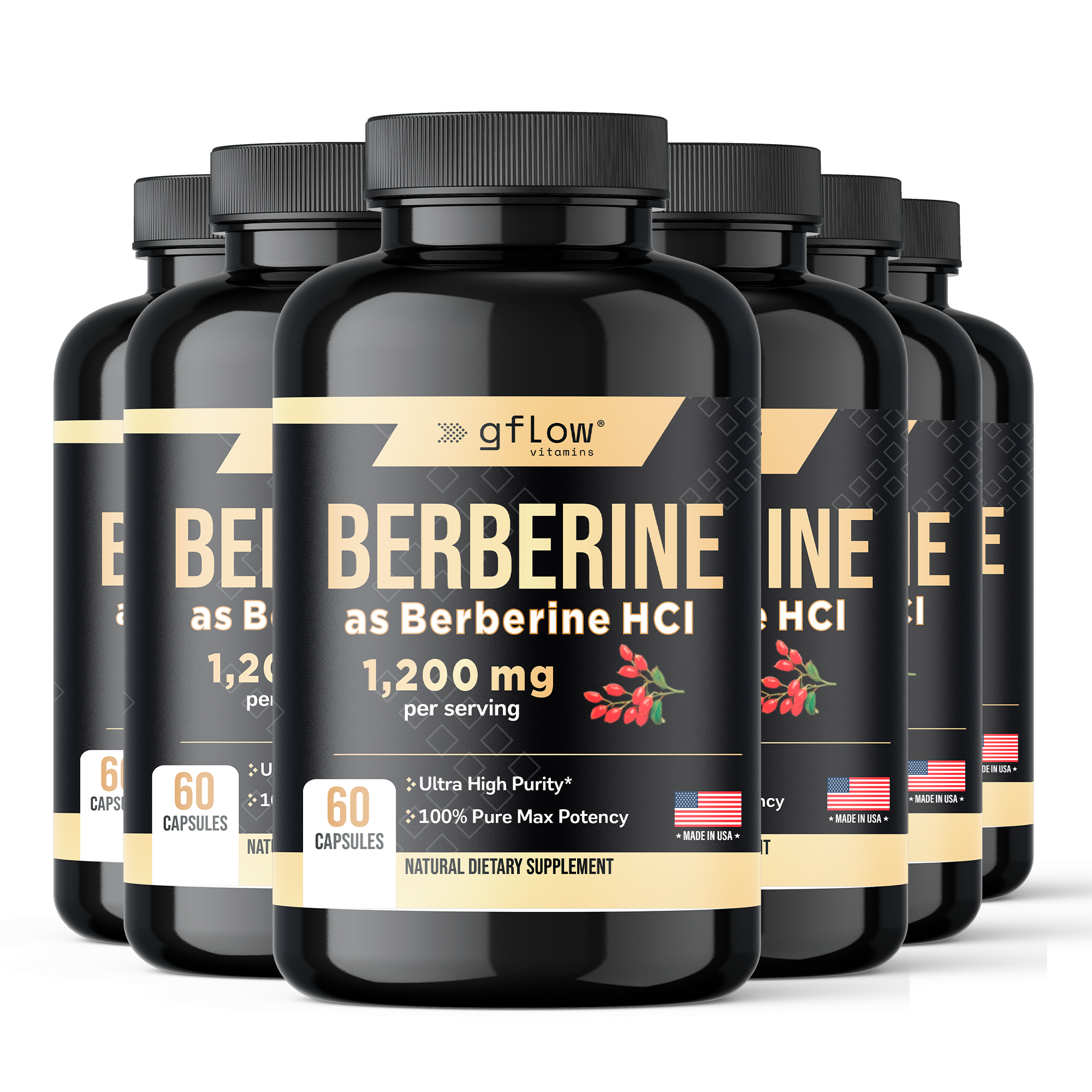 Berberine HCl 1,200 mg