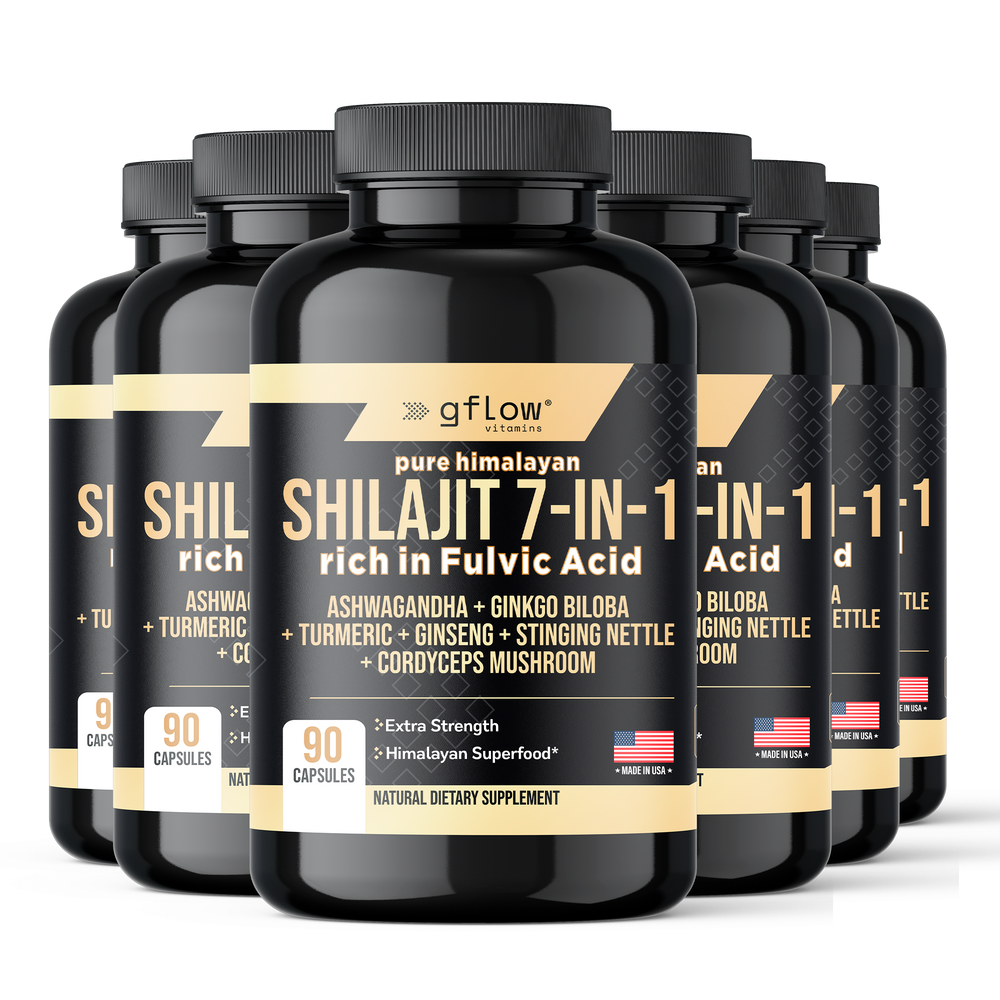 Shilajit 7-in-1 with Ashwagandha, Cordyceps Mushroom and more