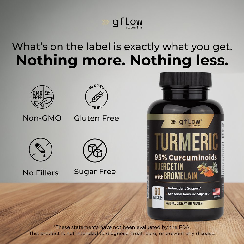 Turmeric with Quercetin & Bromelain