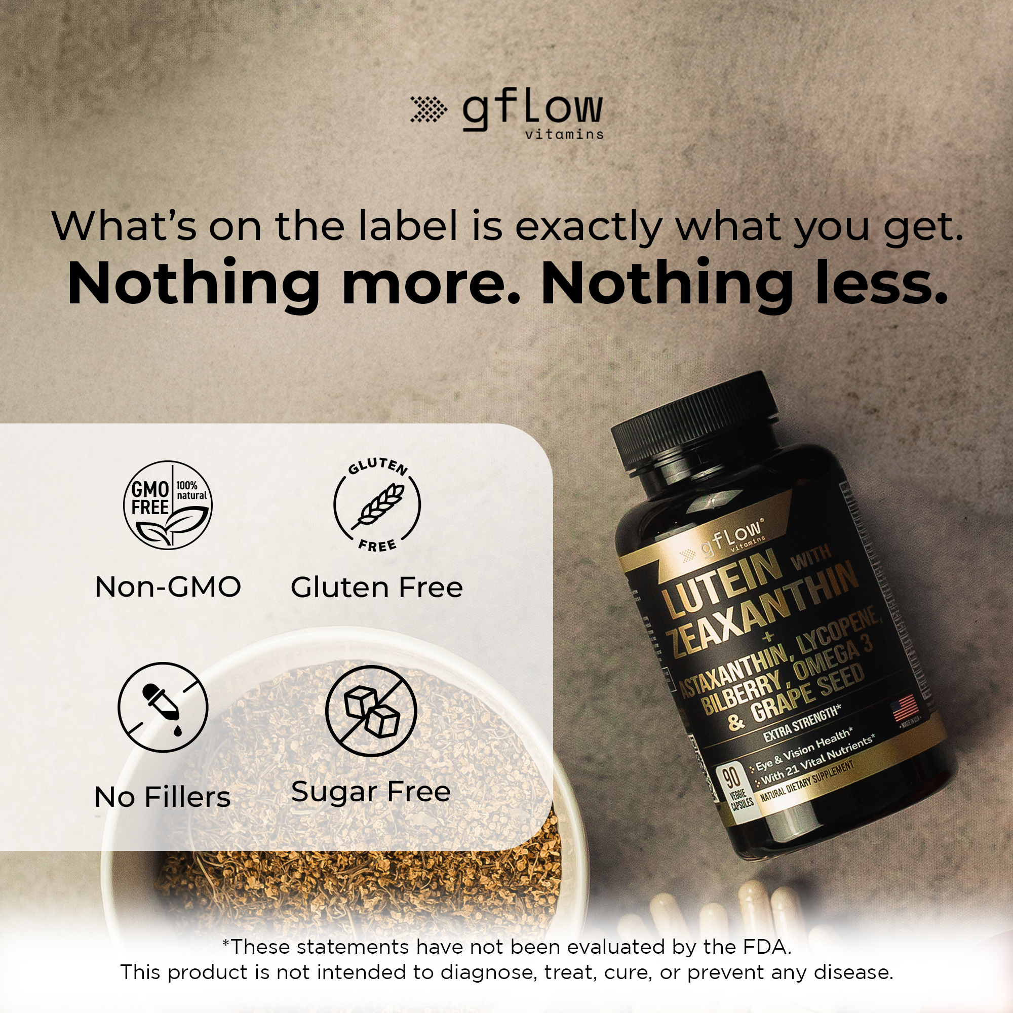 Lutein with Zeaxanthin Blend