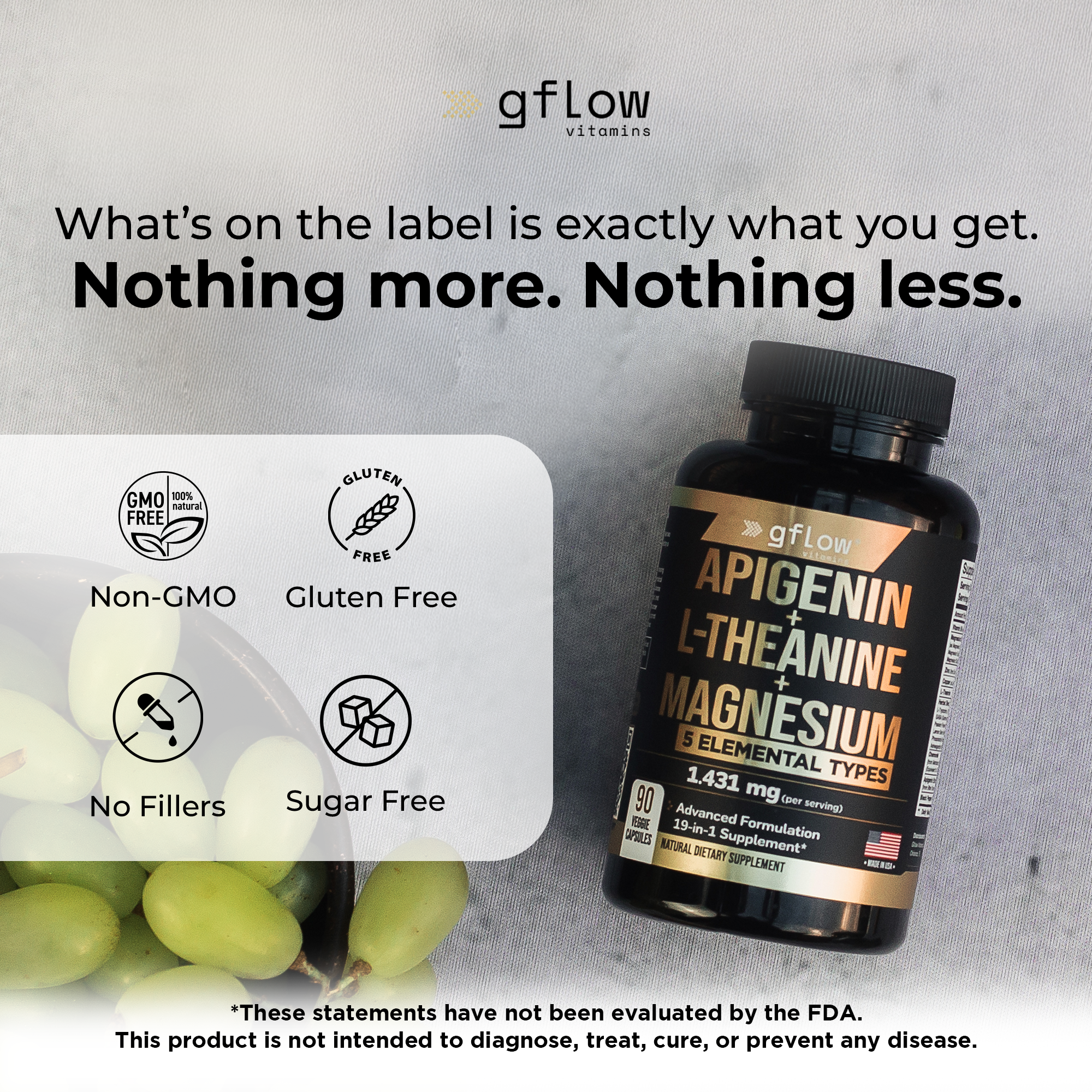 Apigenin with L-Theanine & Magnesium