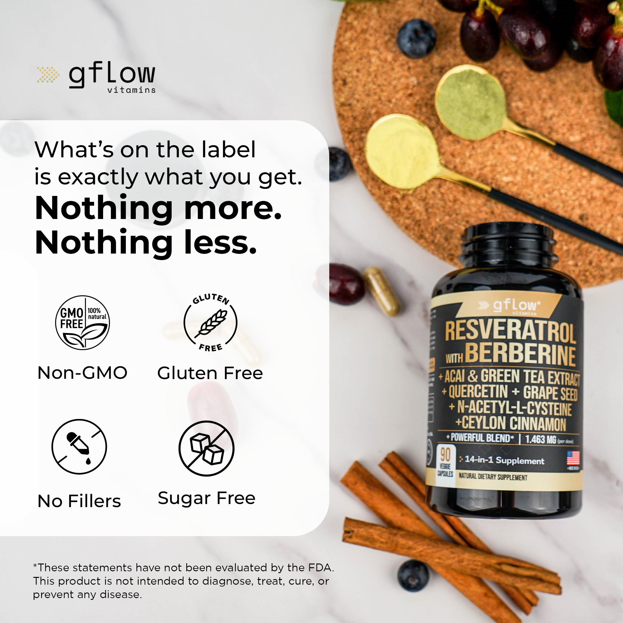 Resveratrol with Berberine Complex