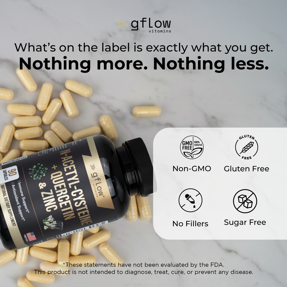 N-Acetyl-Cysteine with Quercetin & Zinc