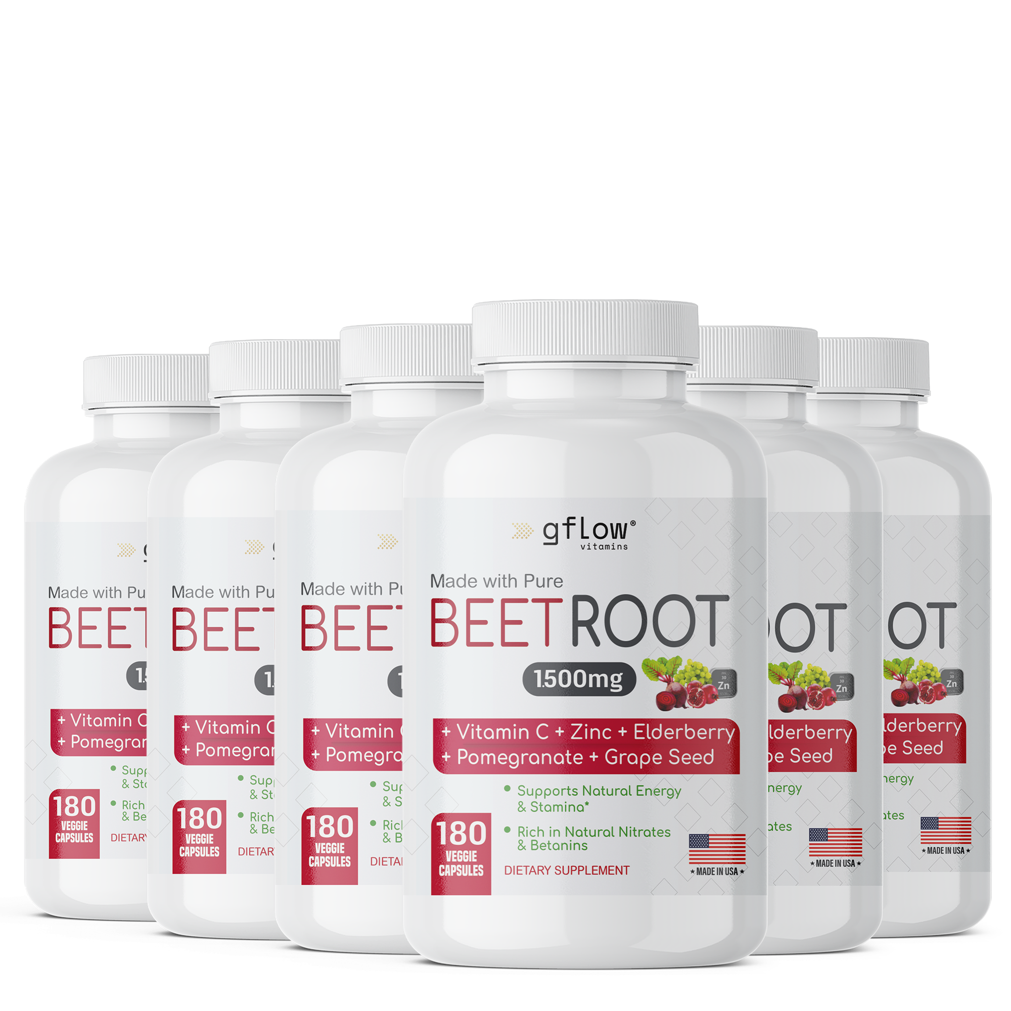 Beet Root Capsules 1500 mg