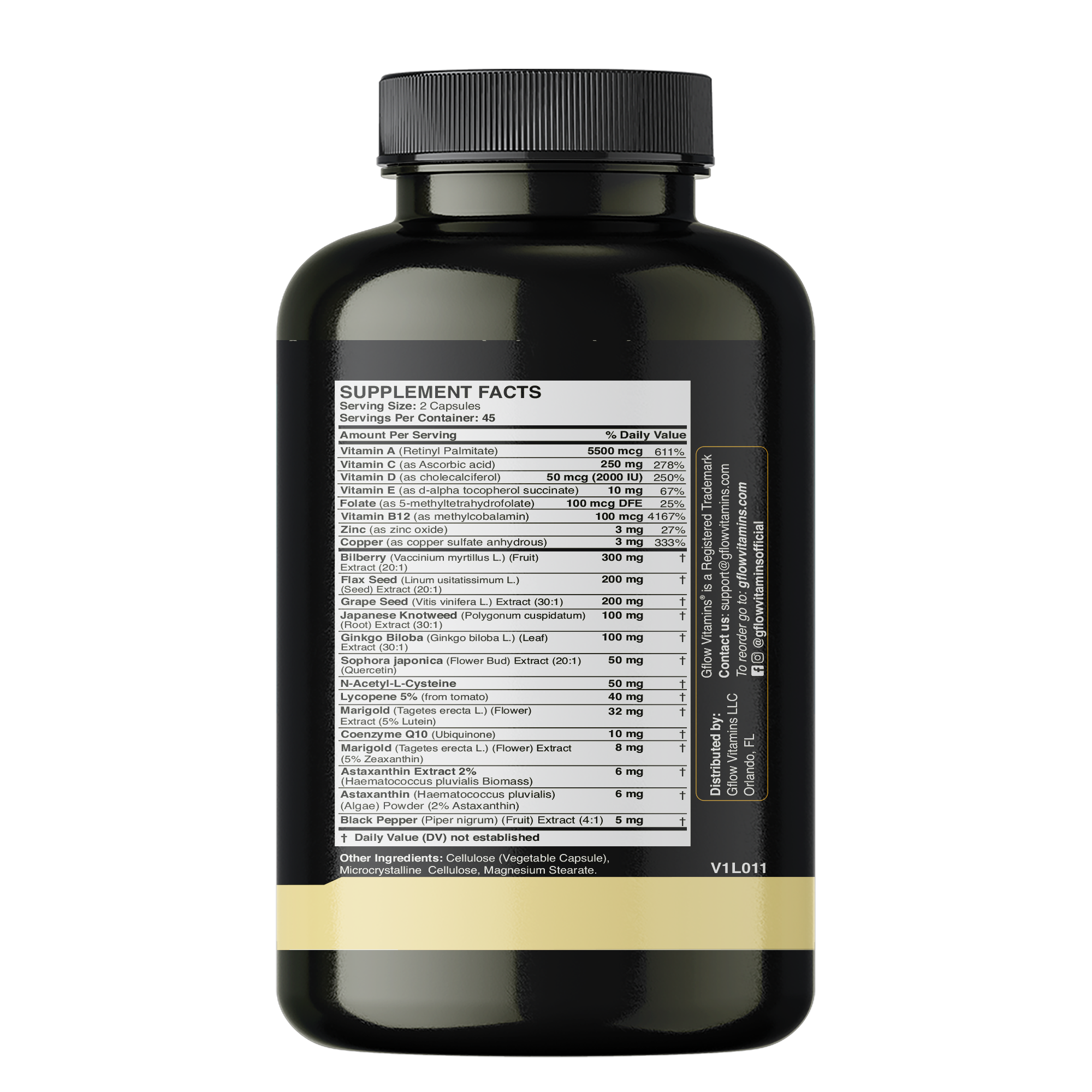 Lutein with Zeaxanthin Blend