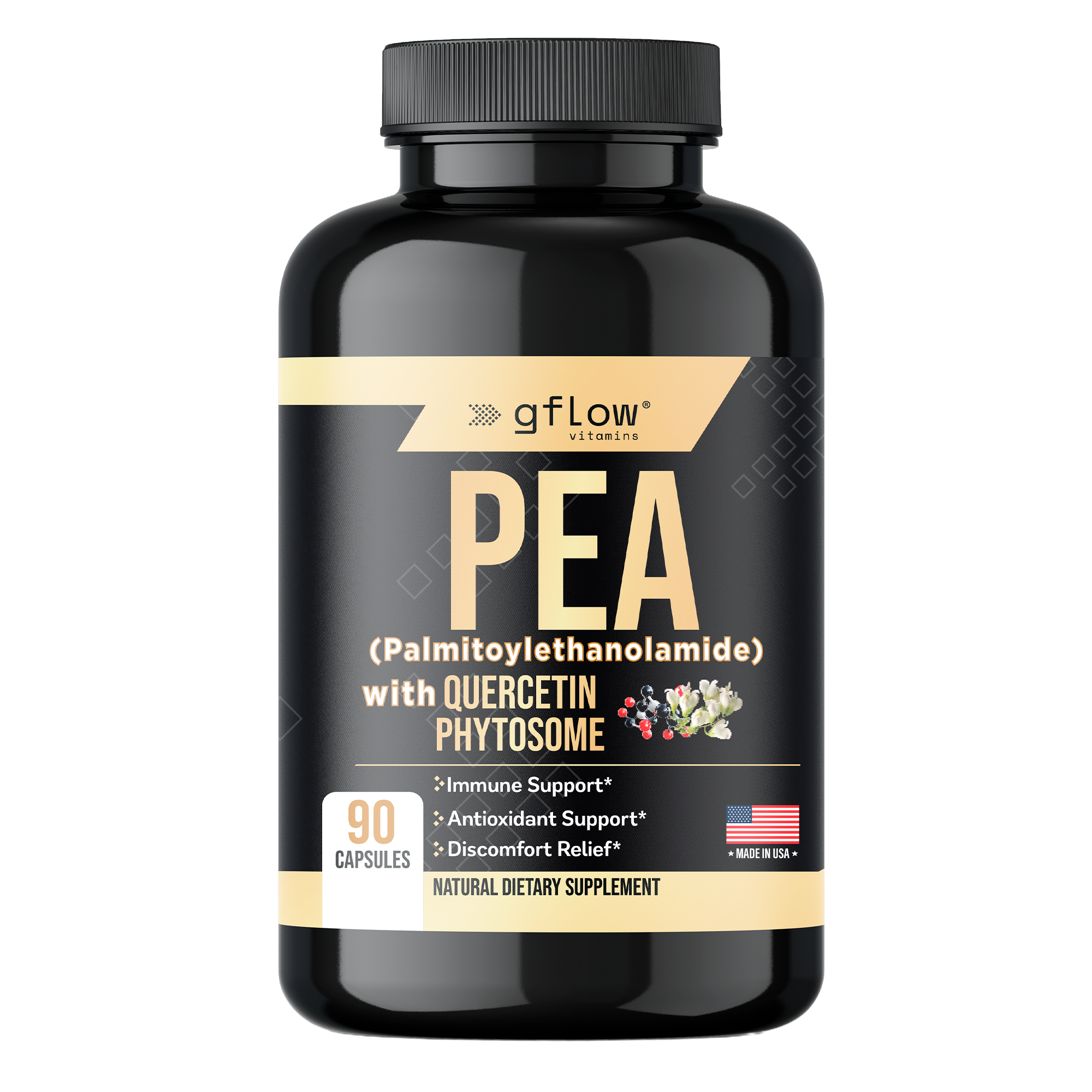 PEA (Palmitoylethanolamide) with Quercetin Phytosome