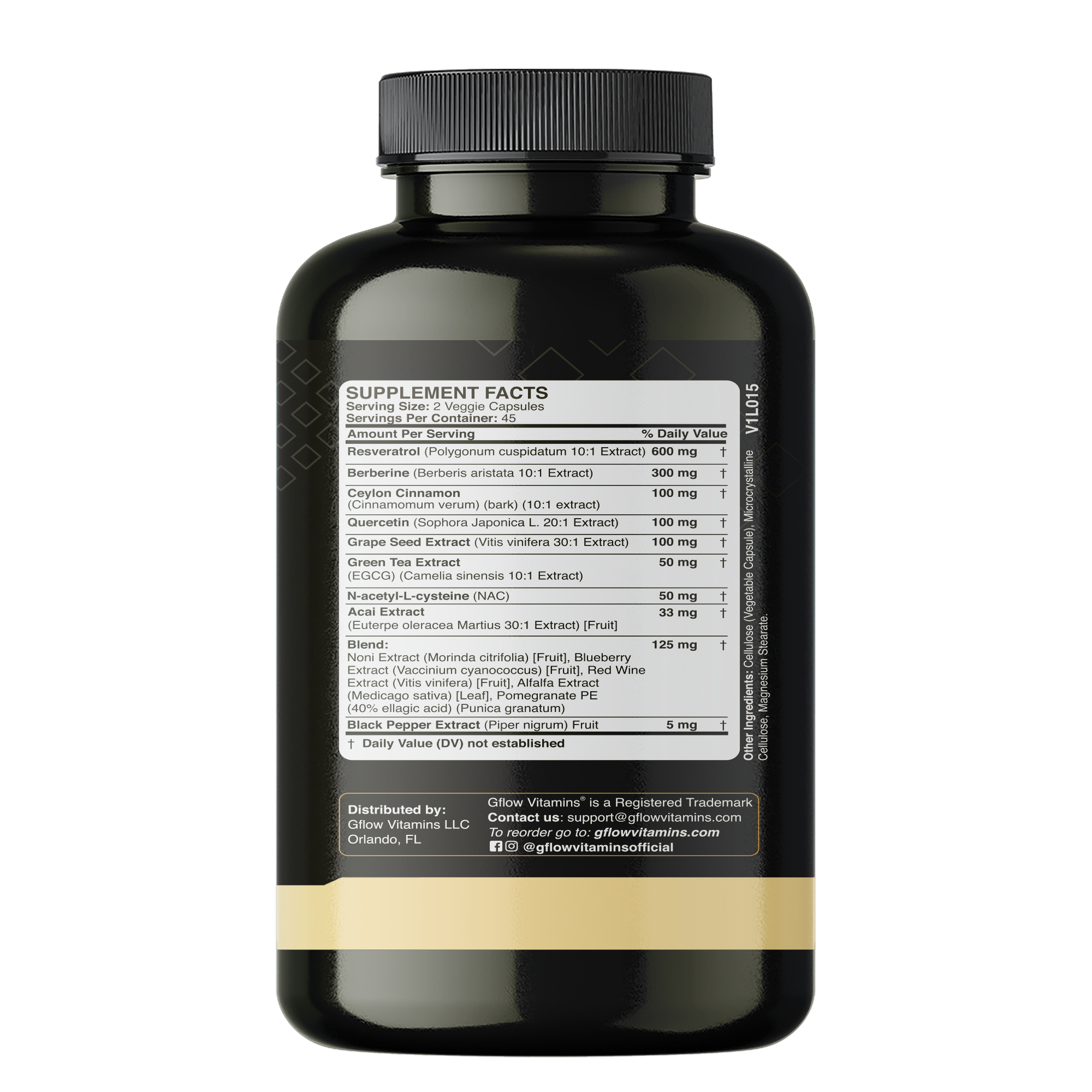 Resveratrol with Berberine Complex