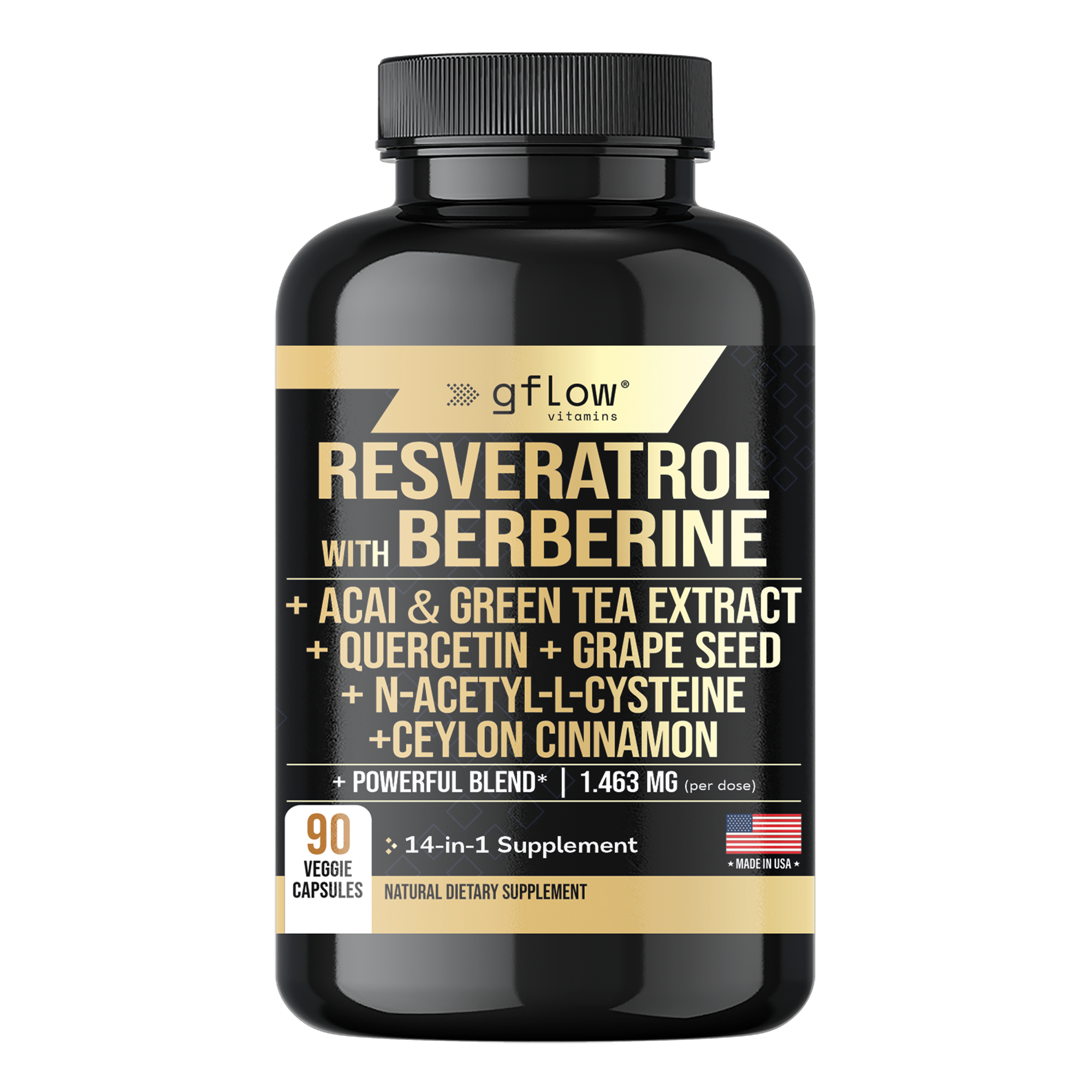 Resveratrol with Berberine Complex