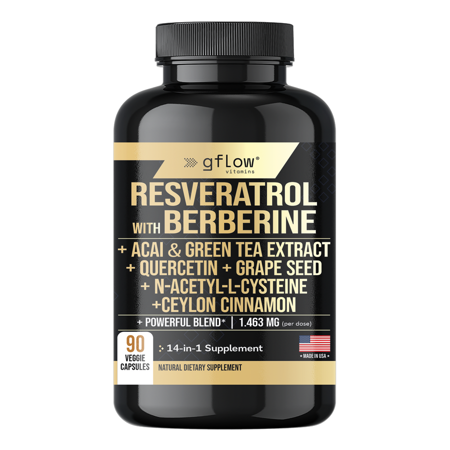 Resveratrol with Berberine Complex – Heart, Metabolic & Antioxidant Support