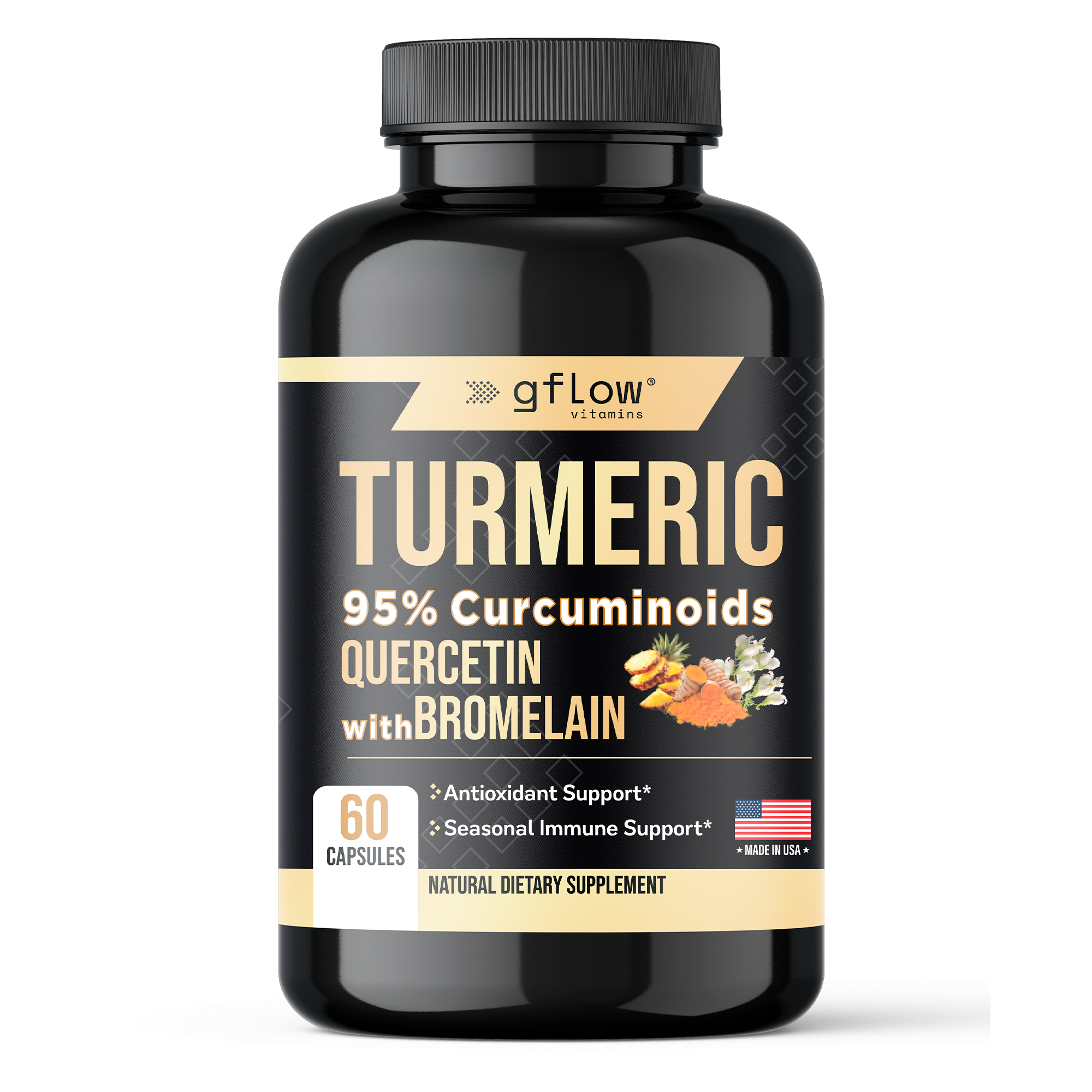 Turmeric with Quercetin & Bromelain