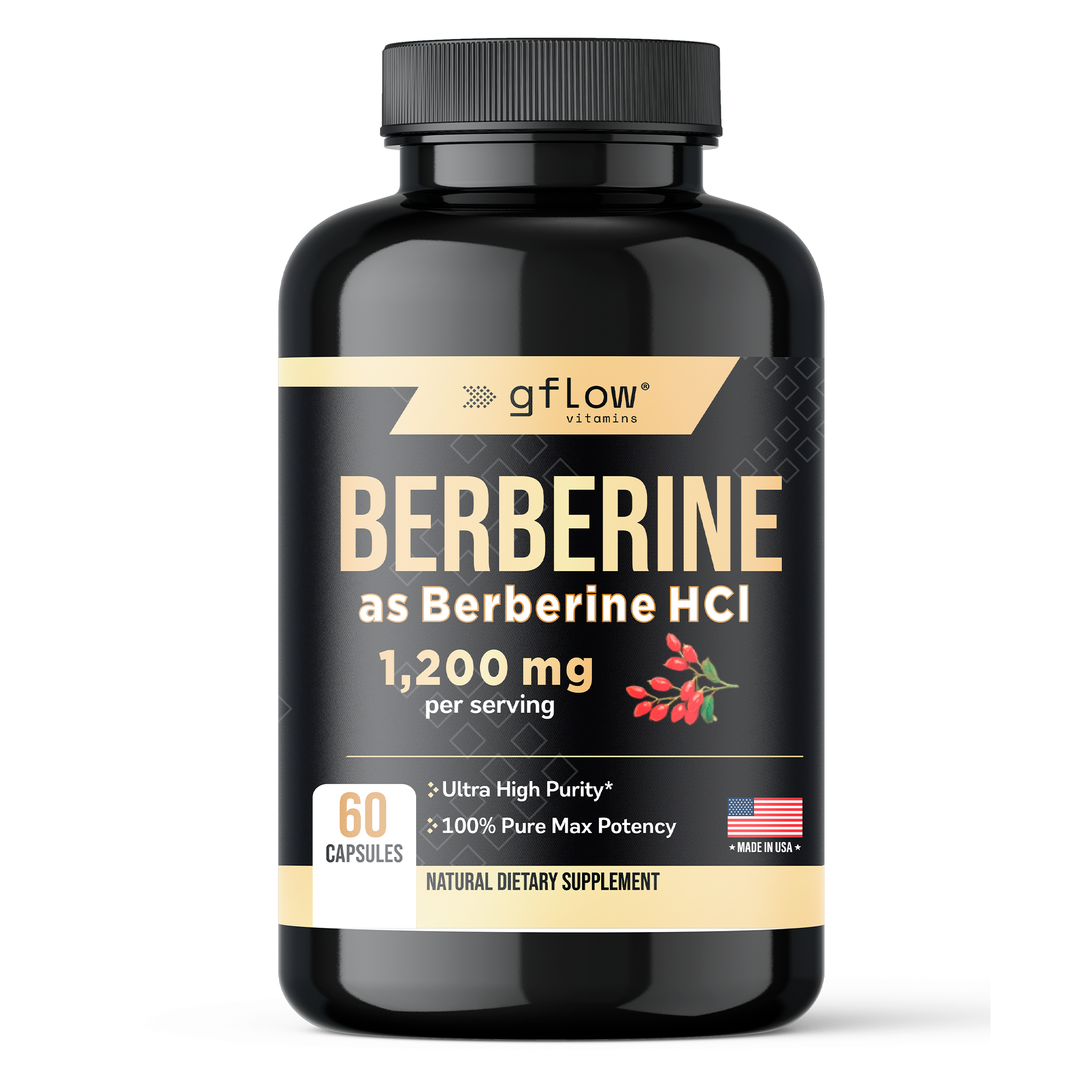 Berberine HCl 1,200 mg