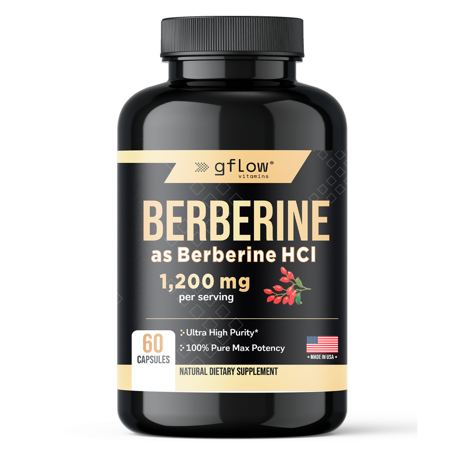 Berberine HCl 1,200 mg – Blood Sugar, Energy & Metabolic Balance