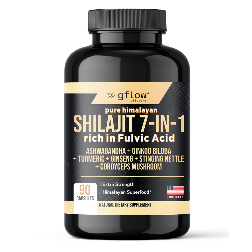 Shilajit 7-in-1 with Ashwagandha, Cordyceps Mushroom and more