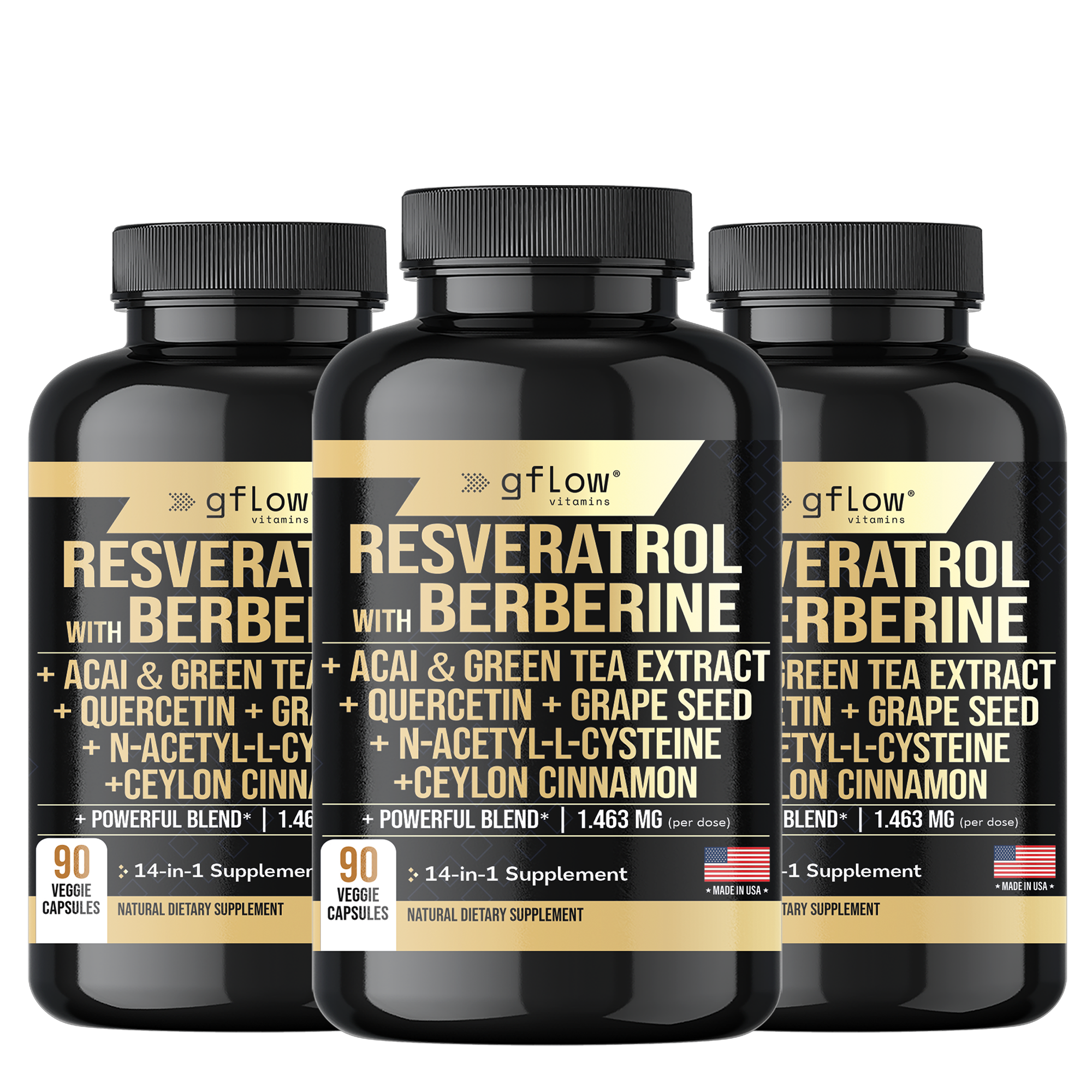 Resveratrol with Berberine Complex